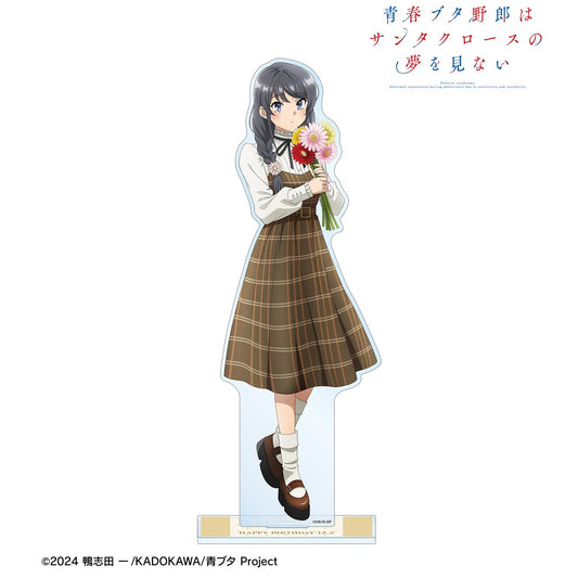 青春豬頭少年不做聖誕夢_新繪製 櫻島麻衣（秋）超大亞克力立牌 ＜櫻島麻衣 生日2025版＞