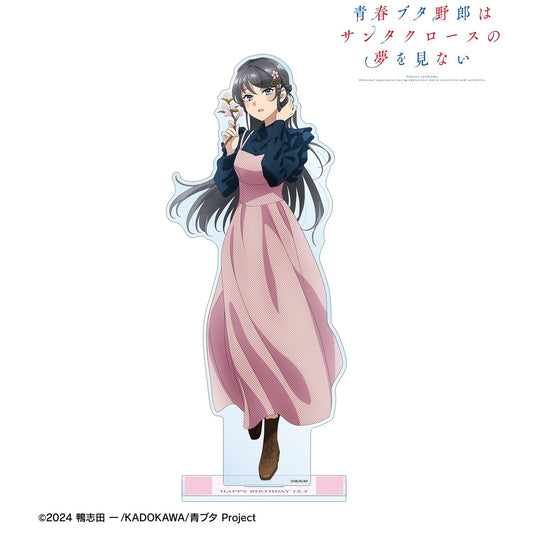 青春豬頭少年不做聖誕老人夢_新繪製 櫻島麻衣（春）特大亞克力立牌 ＜櫻島麻衣 生日2025版＞