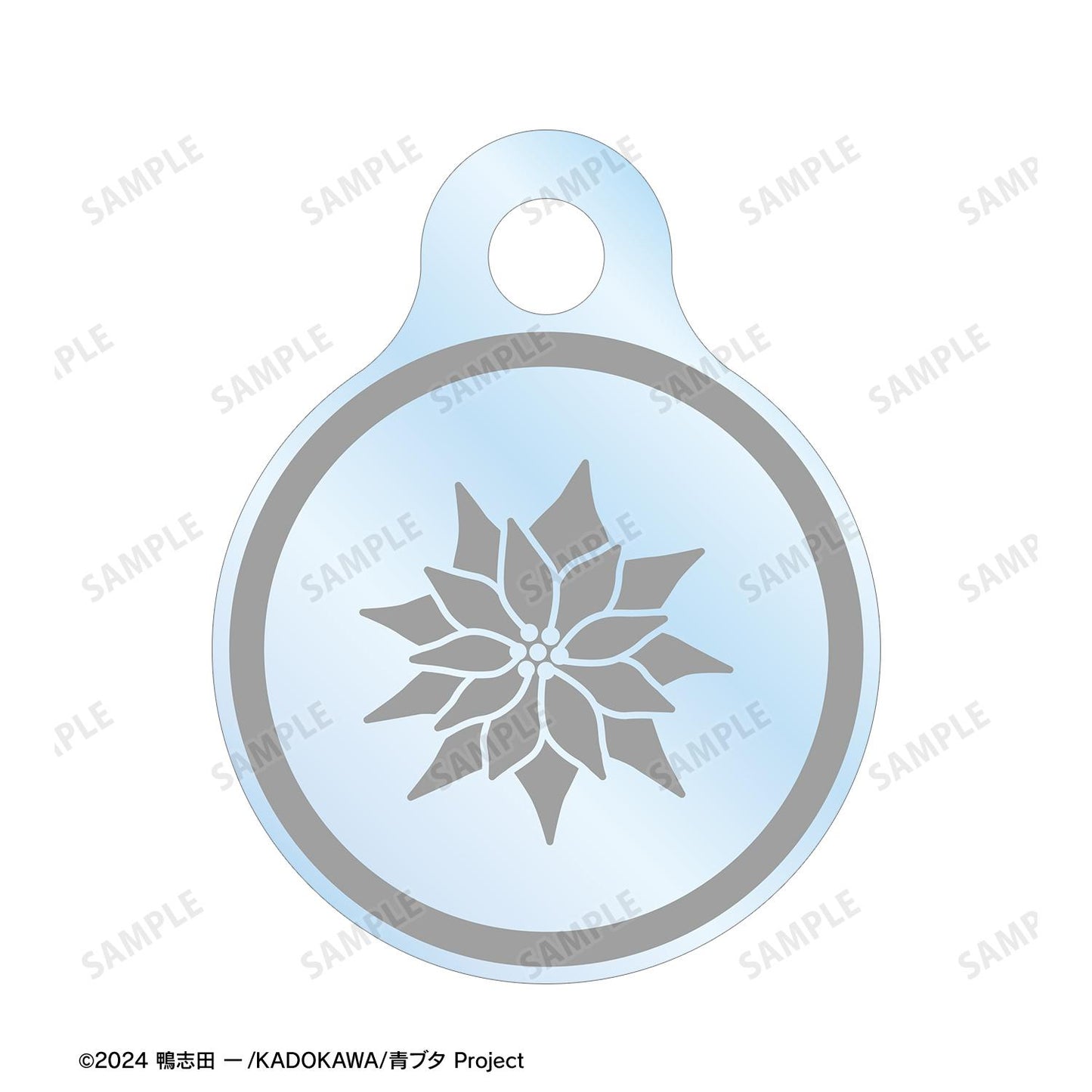 青春豬頭少年不做聖誕夢_新繪製 桜島麻衣（冬季） 雙連金屬線亞克力鑰匙扣 ＜桜島麻衣 生日2025版＞