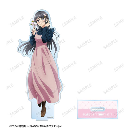 青春豬頭少年不做聖誕夢_新繪製 櫻島麻衣（春）大號亞克力立牌＜櫻島麻衣 生日2025版＞