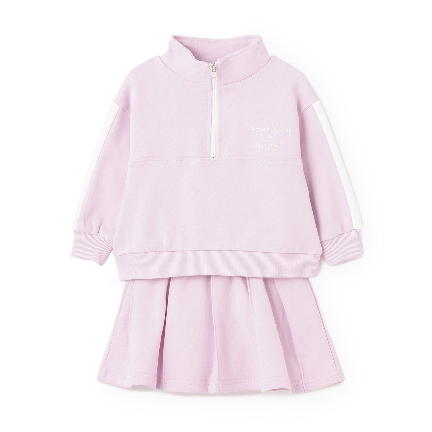 【加絨】【100%純棉】半拉鍊套裝