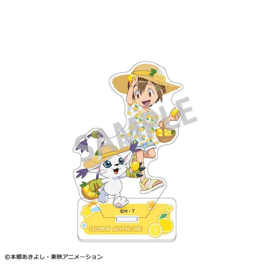 《數碼寶貝大冒險》亞克力立牌（雙人組） 八神光&迪路獸/水果派對