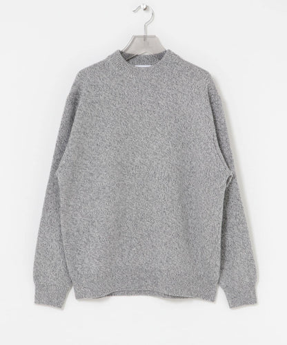 拼色混紡圓領針織衫