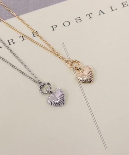 雕刻迷你愛心項鍊