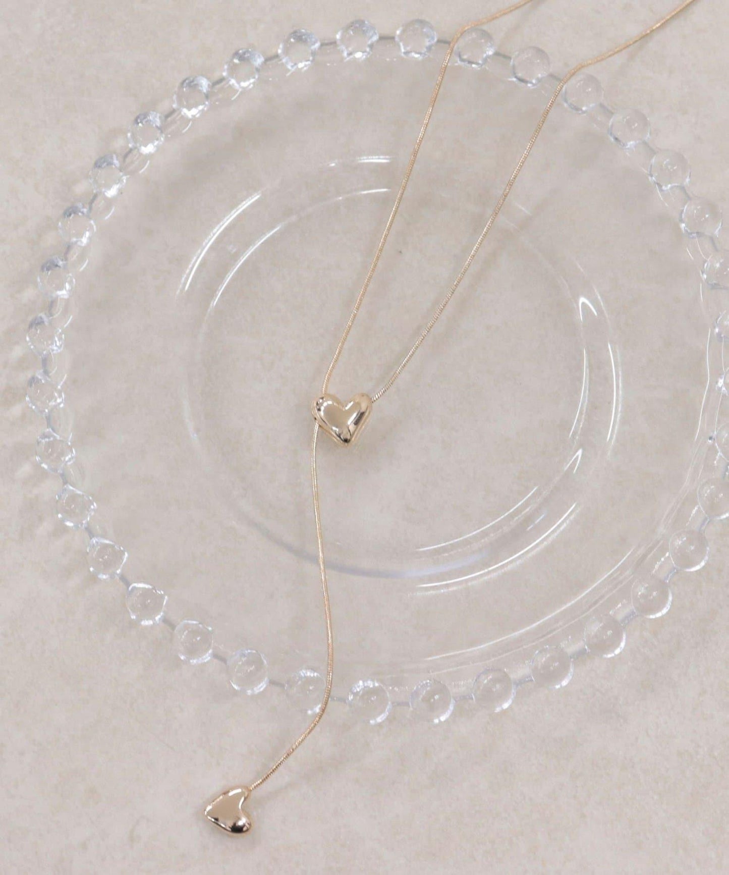 愛心可調節項鍊