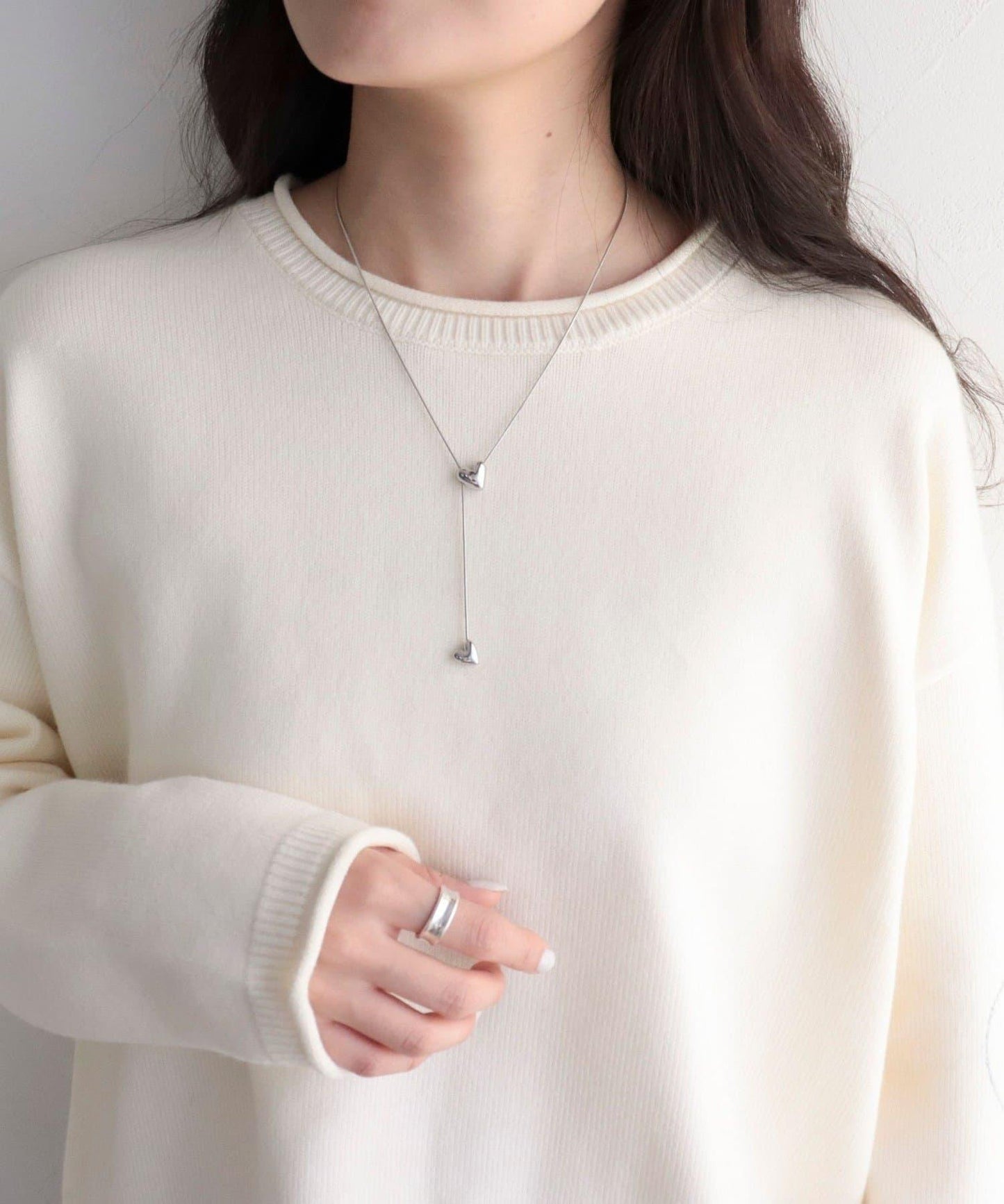 愛心可調節項鍊