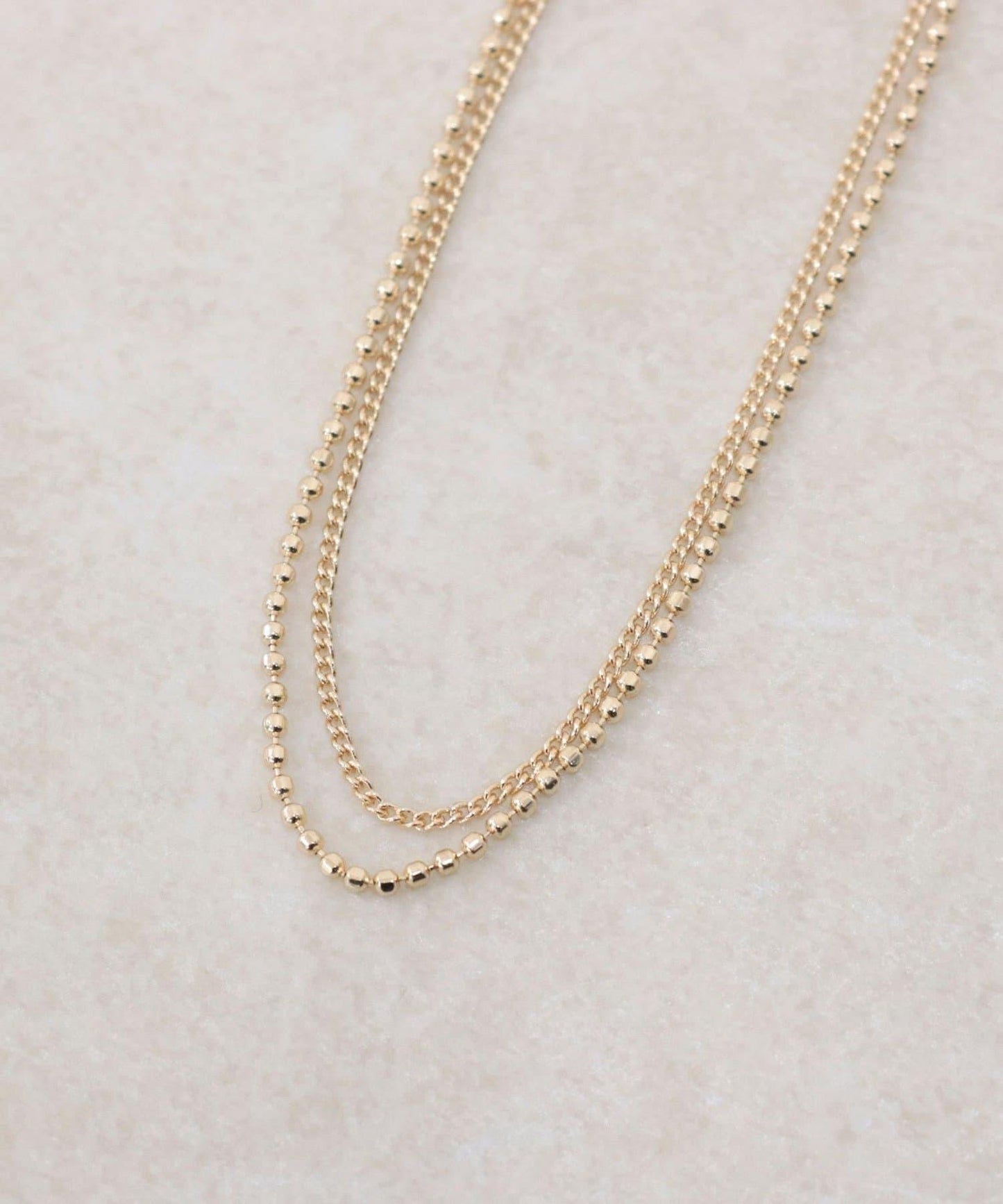 細鏈條雙層項鍊