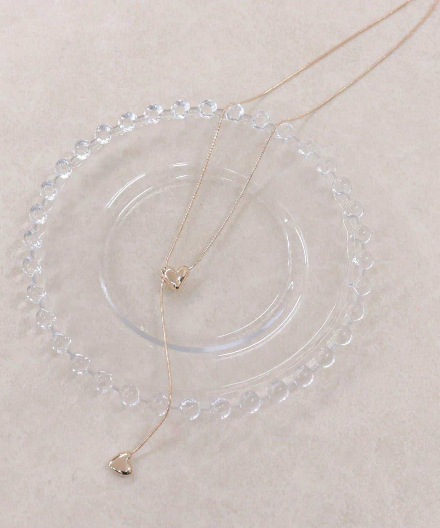 愛心可調節項鍊