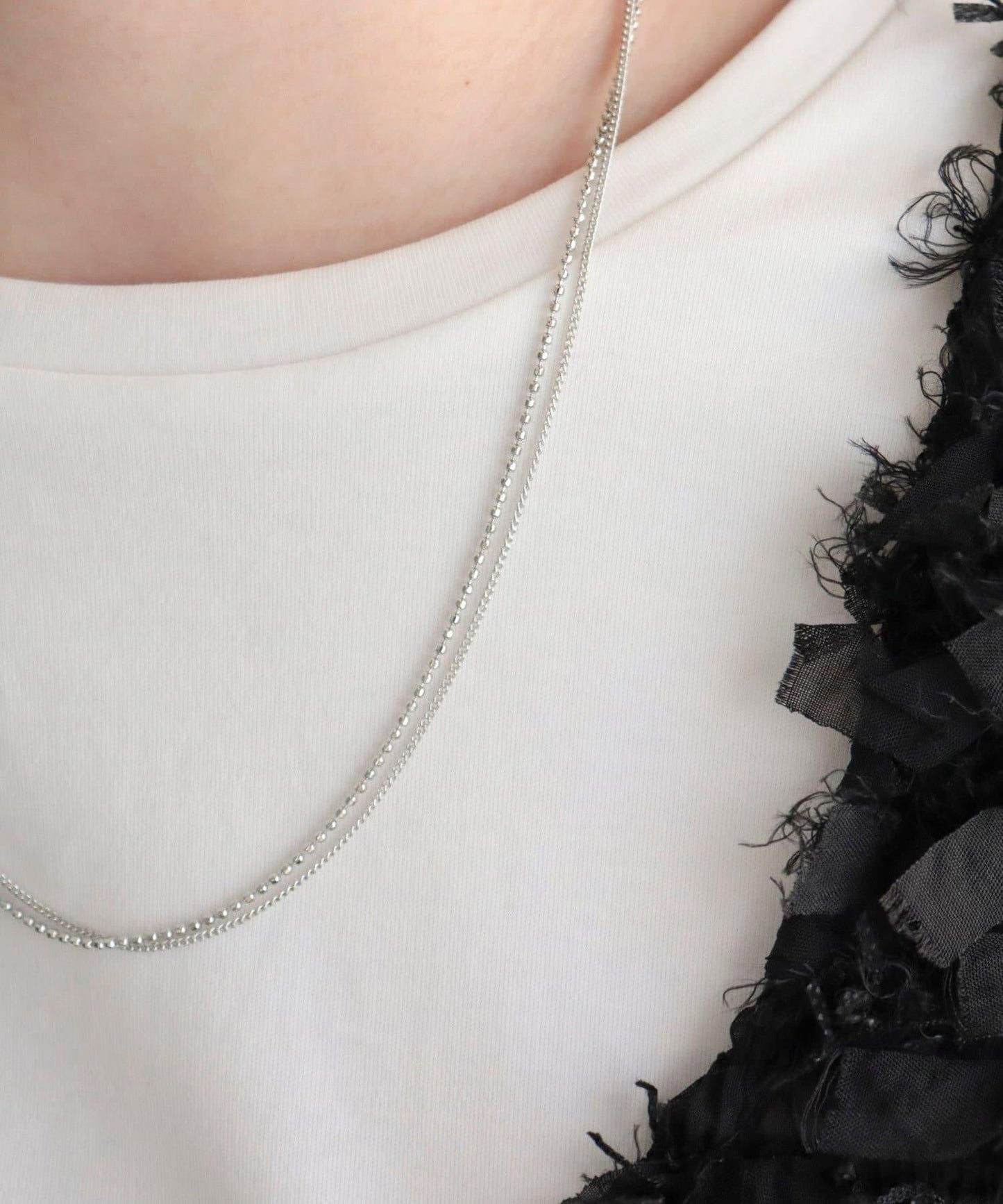 細鏈條雙層項鍊