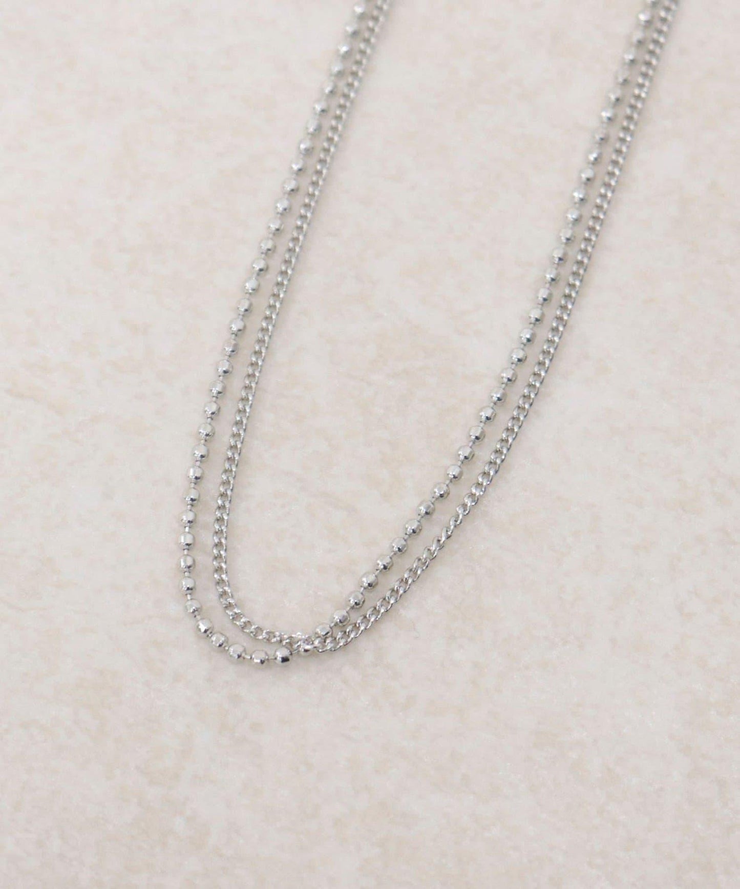 細鏈條雙層項鍊