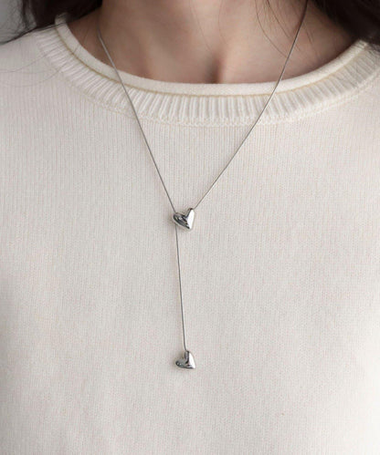 愛心可調節項鍊