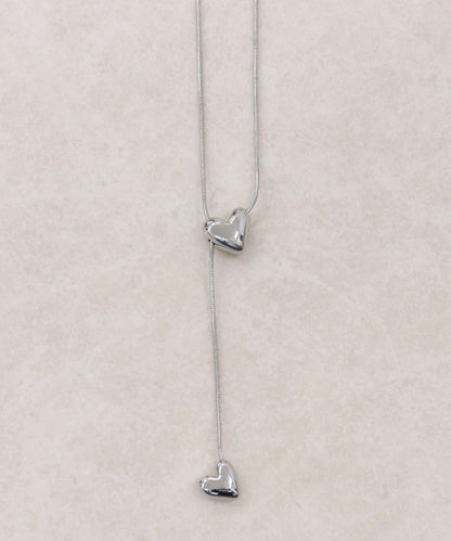 愛心可調節項鍊