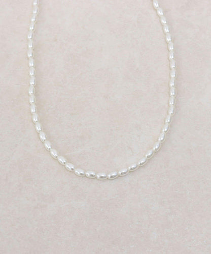 米珠長款掛鉤項鍊