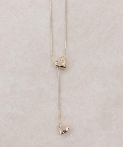 愛心可調節項鍊