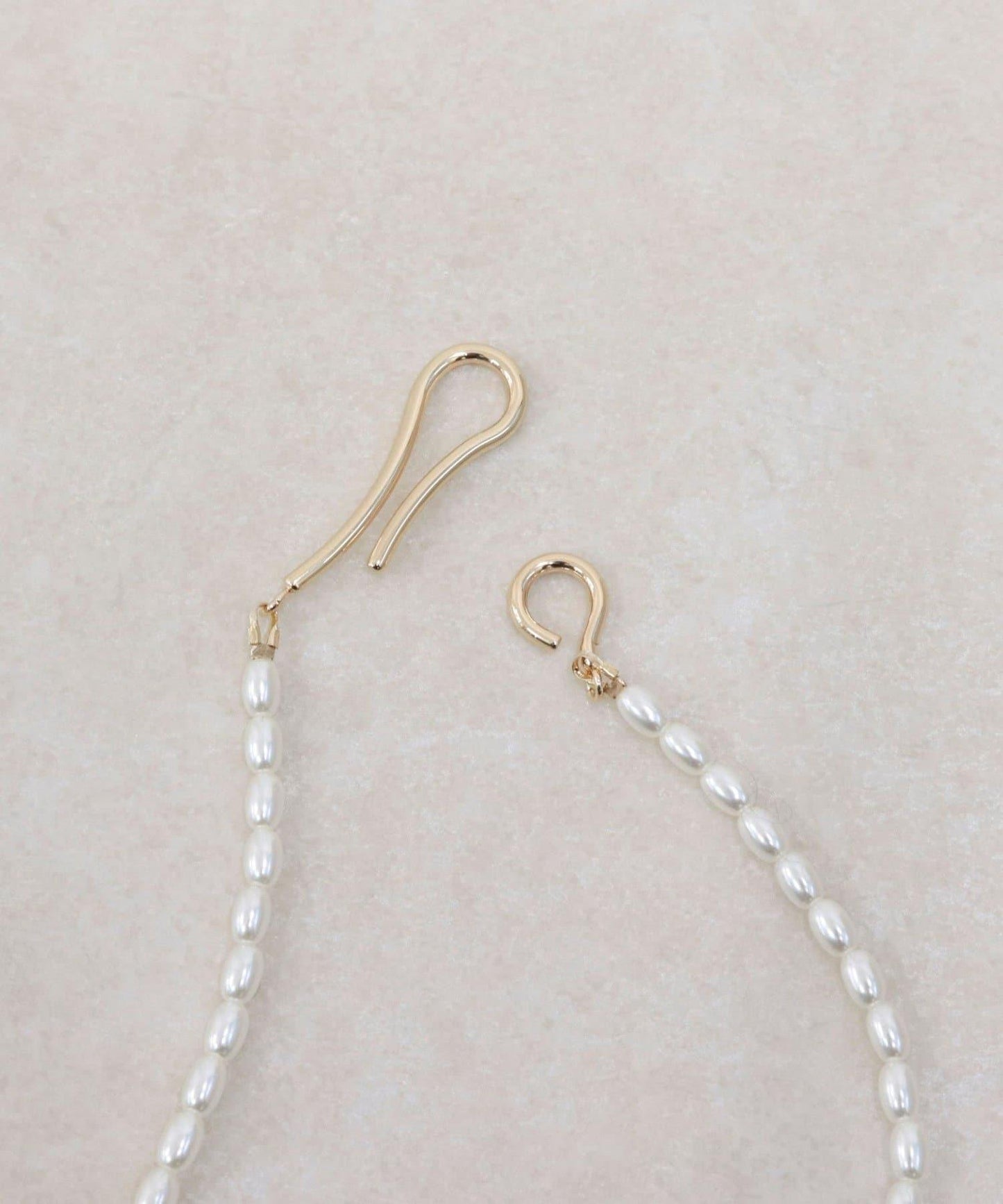 米珠長款掛鉤項鍊