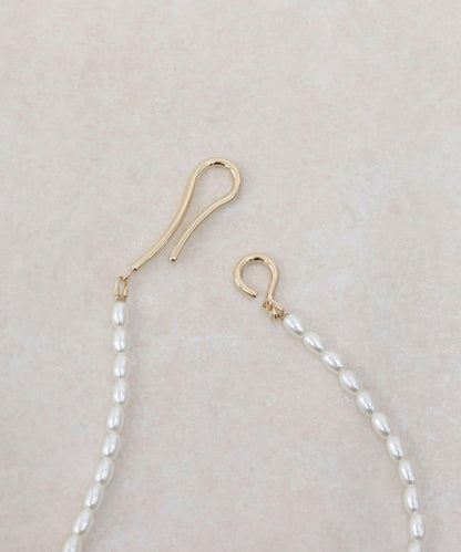 米珠長款掛鉤項鍊