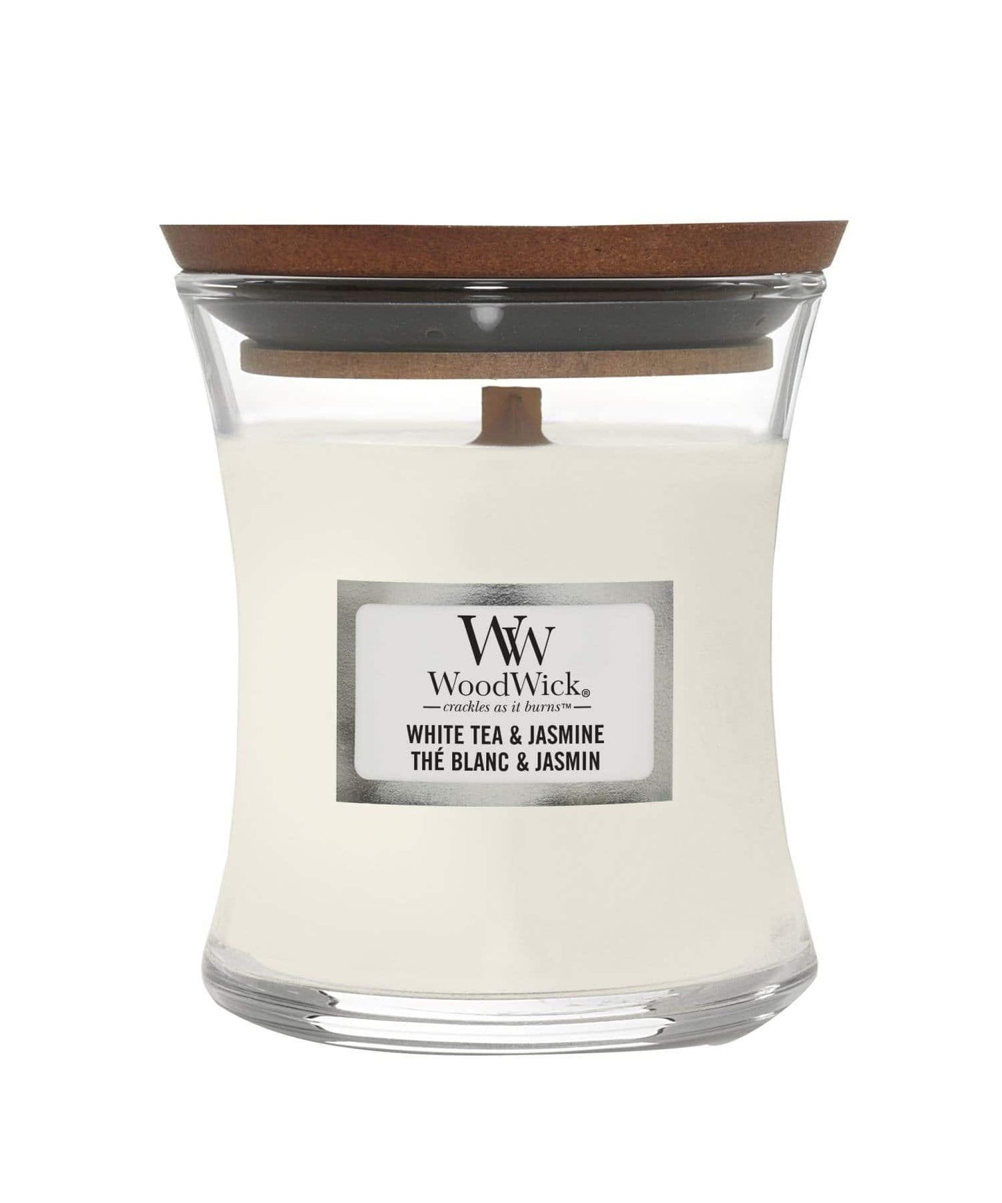 WoodWick玻璃罐香薰蠟燭S號&燈罩套裝