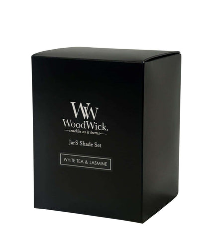 WoodWick玻璃罐香薰蠟燭S號&燈罩套裝