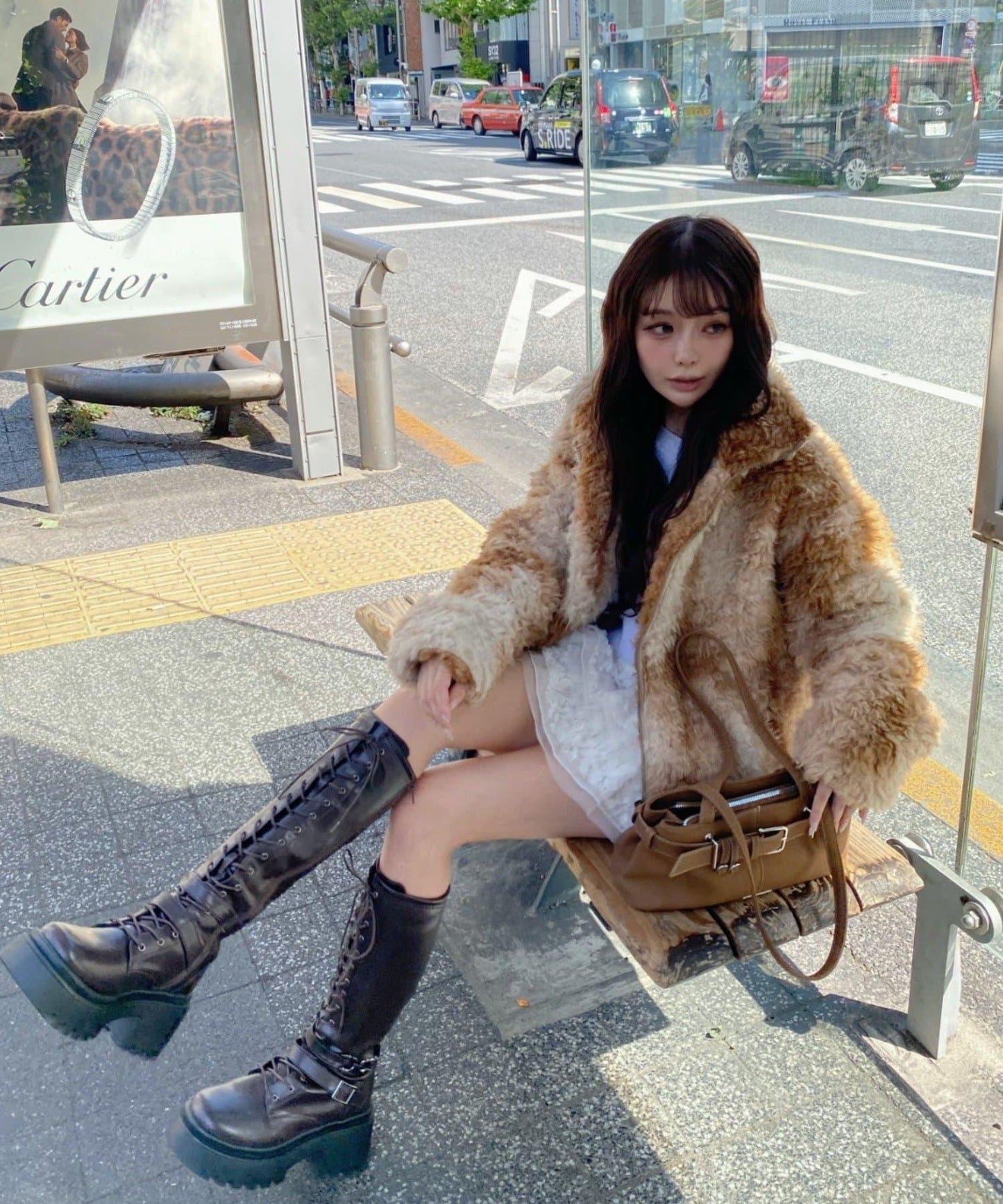 羊羔絨拉鍊夾克