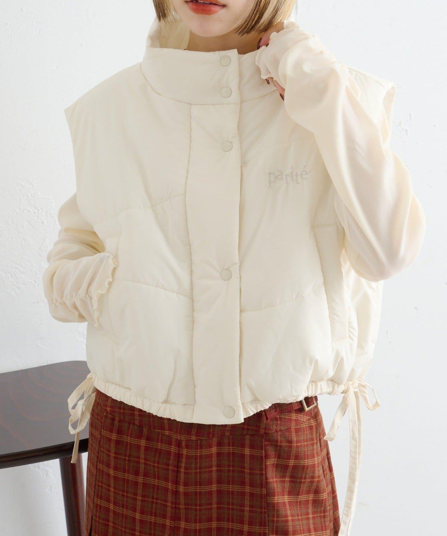 中棉蝴蝶結馬甲