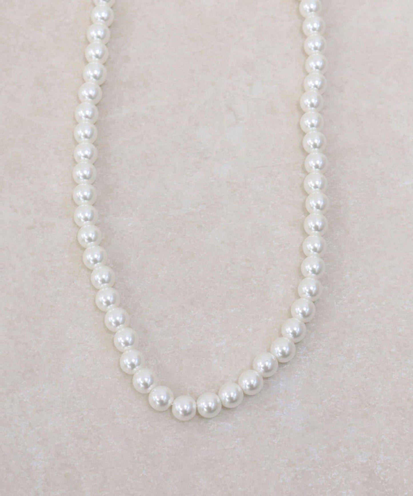 前置金屬扣珍珠項鍊