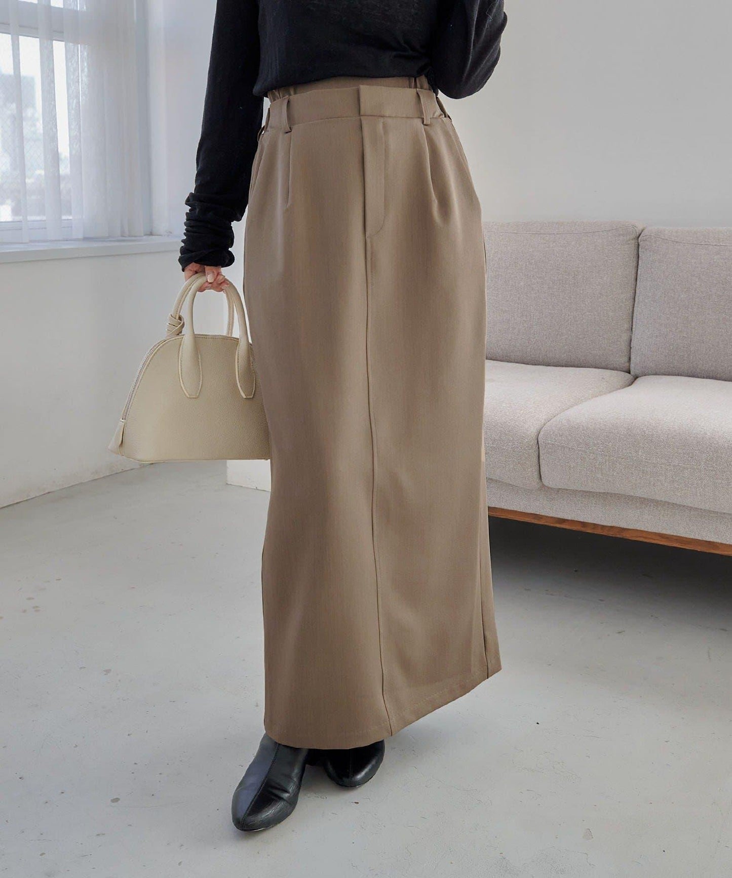 【有小個子尺碼】雙腰頭半身裙