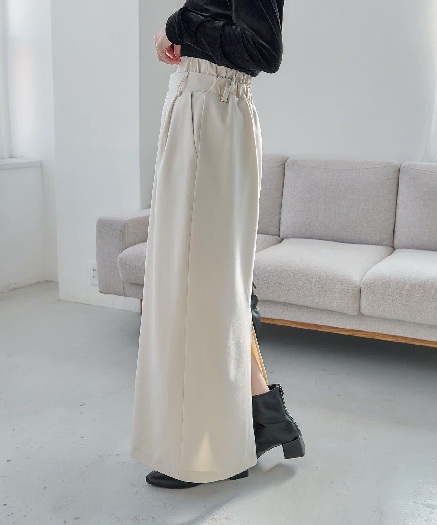 【有小個子尺碼】雙腰頭半身裙