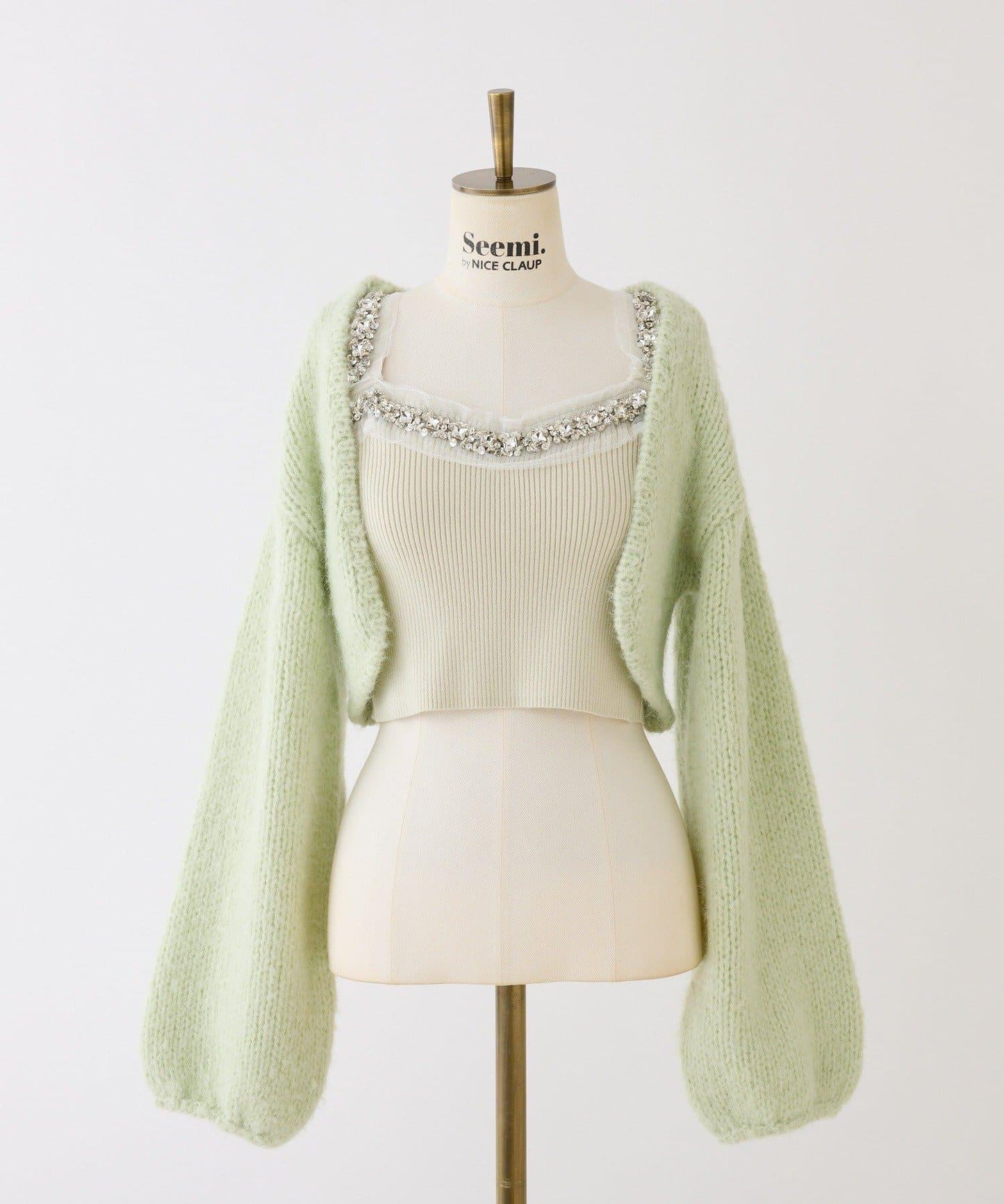 【Seemi】吊帶背心套裝開衫