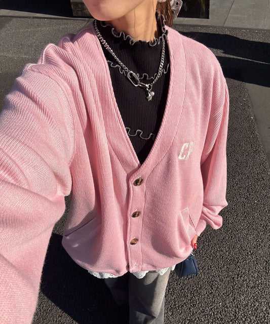 【Ciaopanic】CP標誌縫線開衫