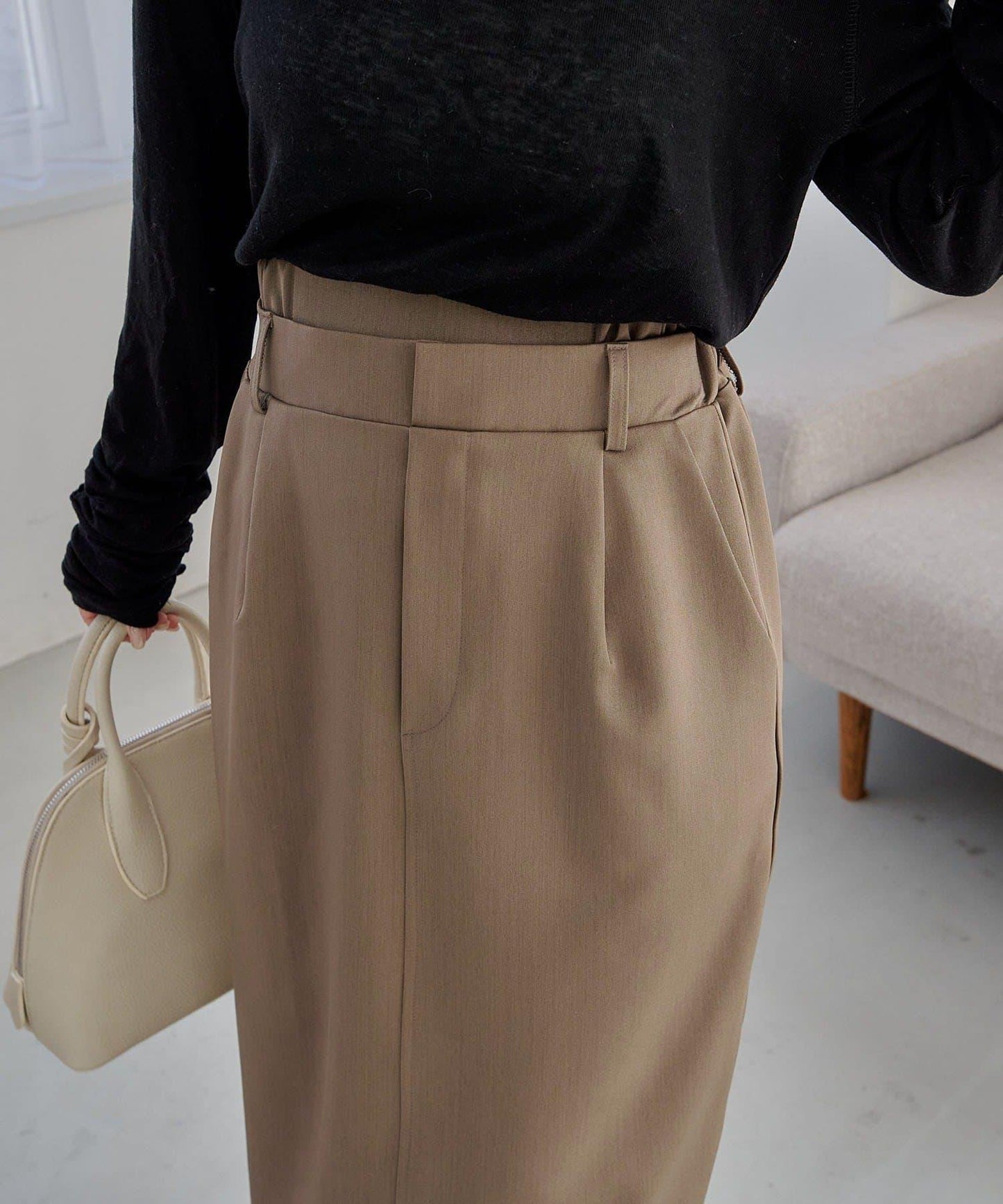 【有小個子尺碼】雙腰頭半身裙