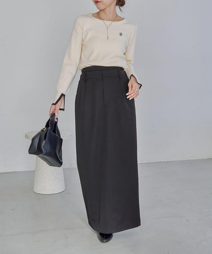 【有小個子尺碼】雙腰頭半身裙