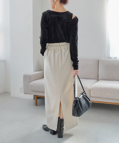 【有小個子尺碼】雙腰頭半身裙