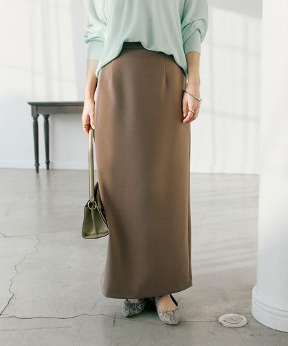 【無壓力】彈力斜紋I型裙