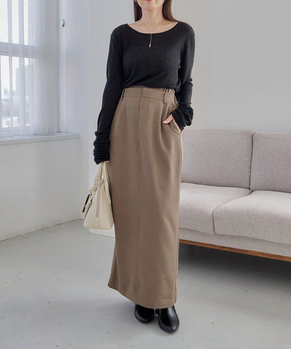 【有小個子尺碼】雙腰頭半身裙