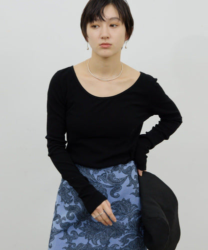 【前後兩穿】高捻螺紋長袖T恤