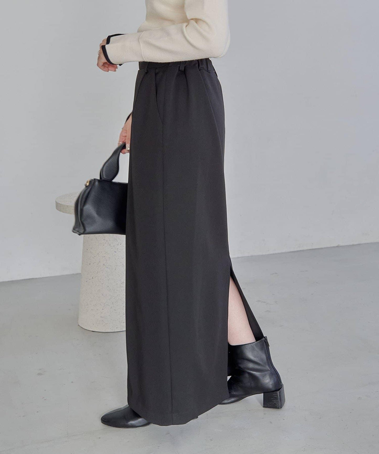 【有小個子尺碼】雙腰頭半身裙