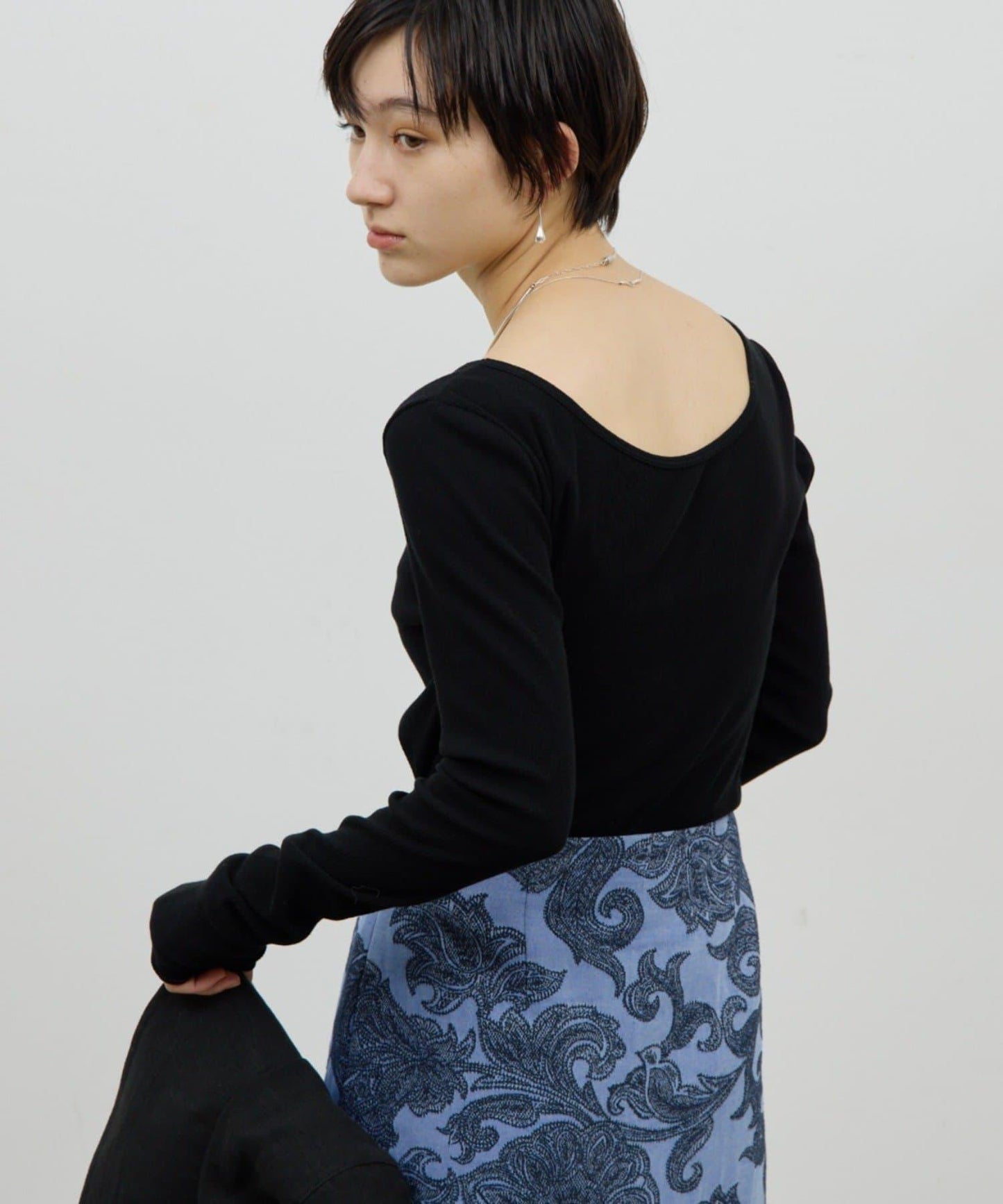 【前後兩穿】高捻螺紋長袖T恤