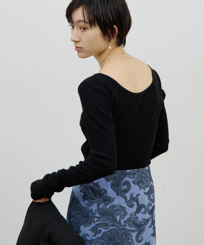 【前後兩穿】高捻螺紋長袖T恤