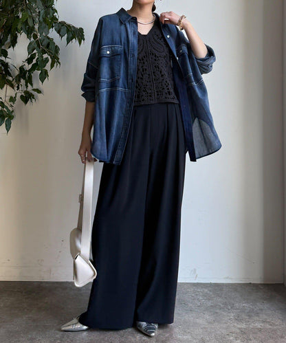 鉤針編織針織背心