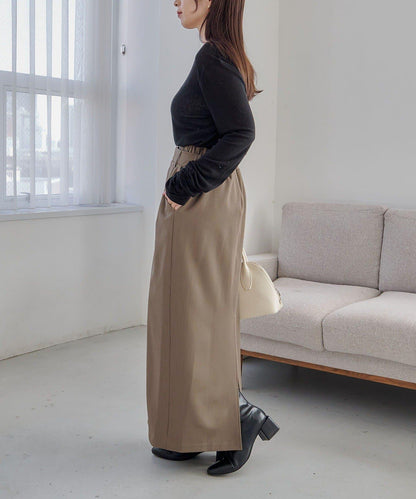 【有小個子尺碼】雙腰頭半身裙