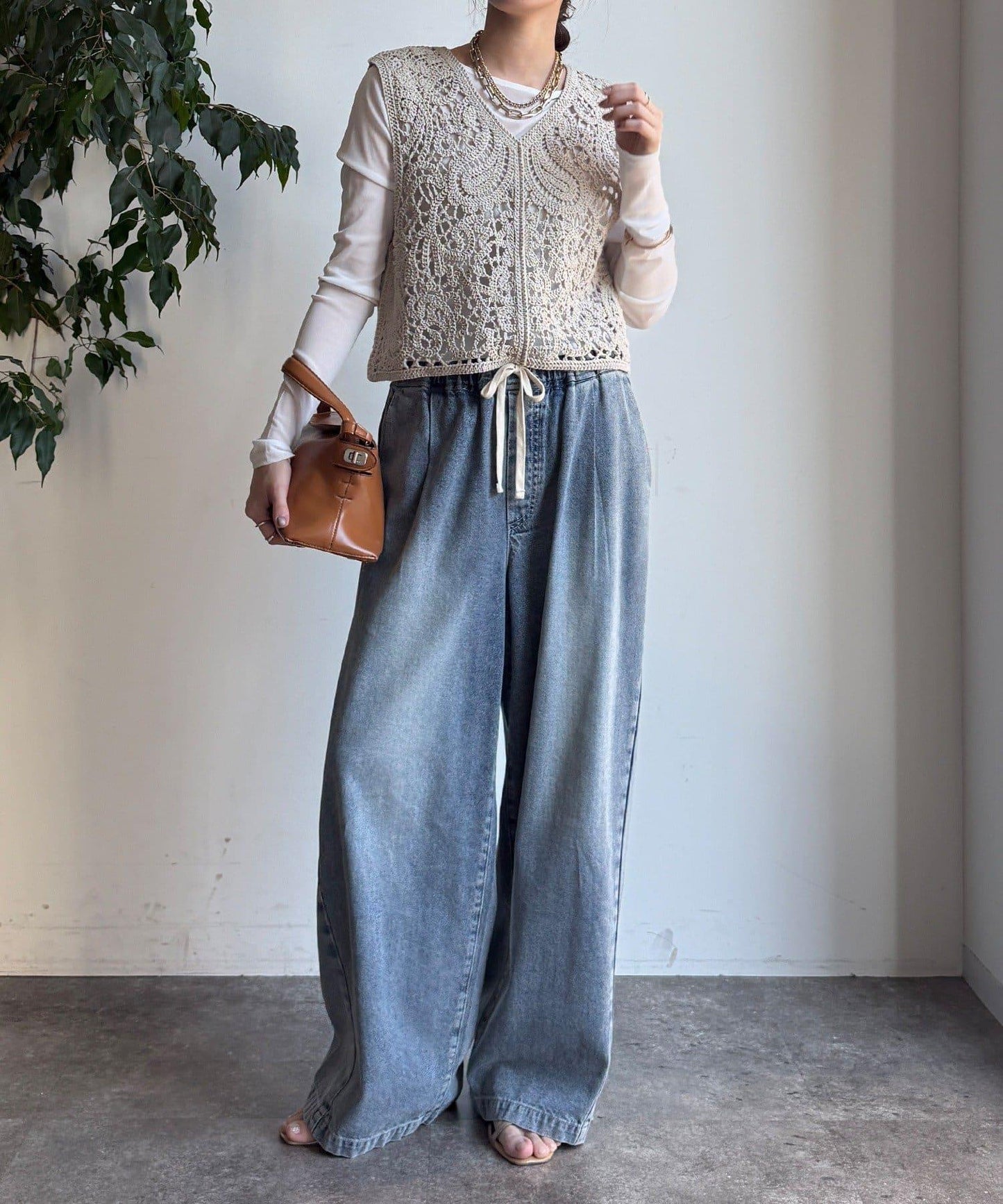 鉤針編織針織背心