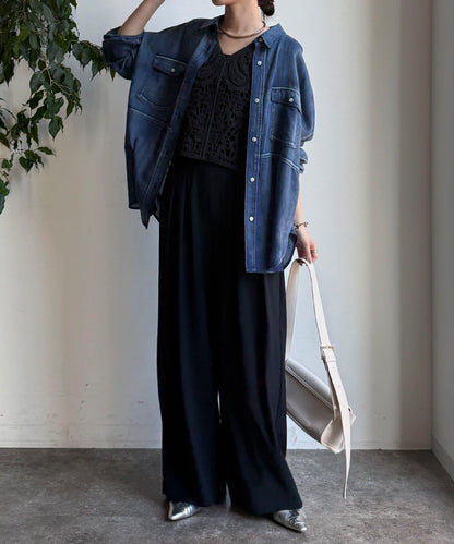 鉤針編織針織背心