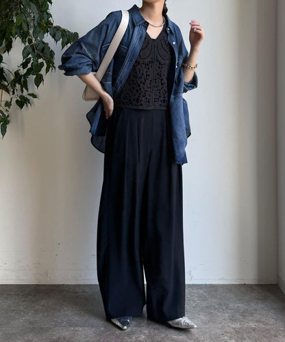 鉤針編織針織背心