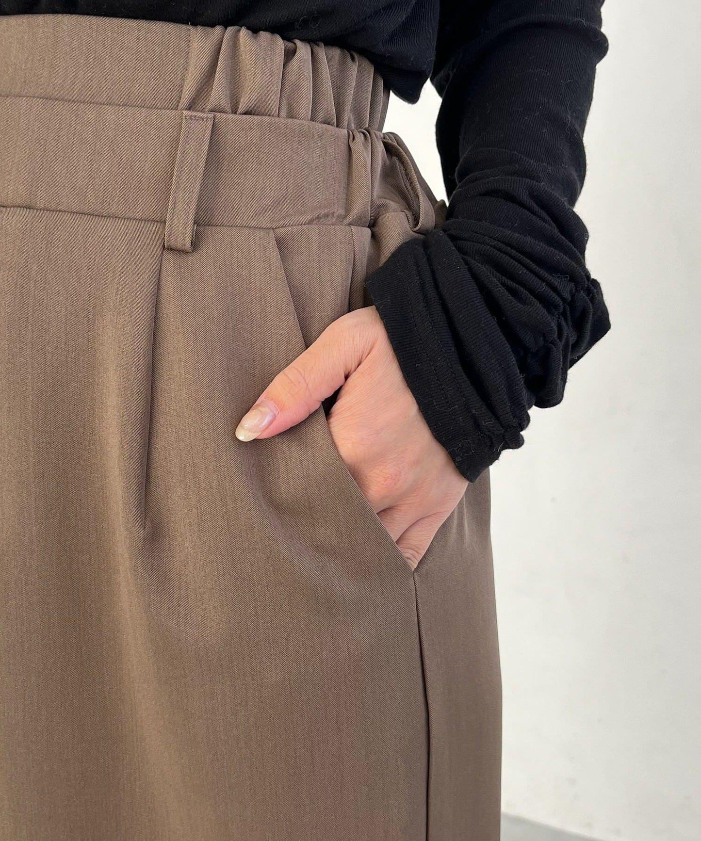 【有小個子尺碼】雙腰頭半身裙