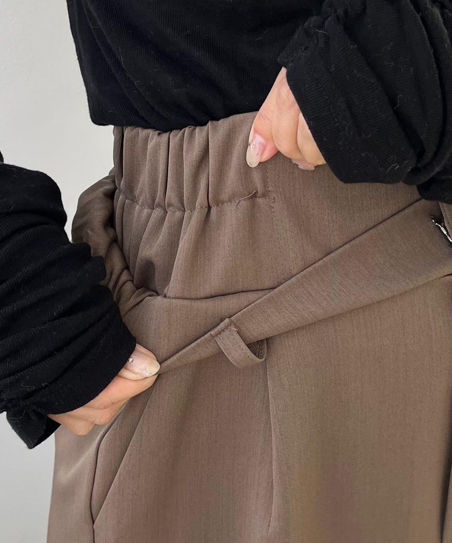 【有小個子尺碼】雙腰頭半身裙