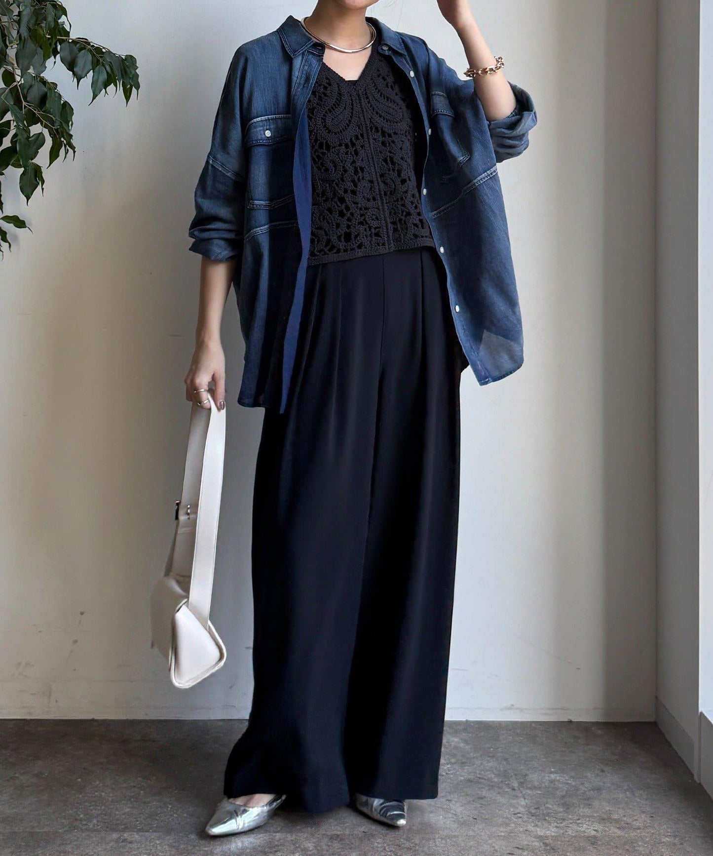 鉤針編織針織背心