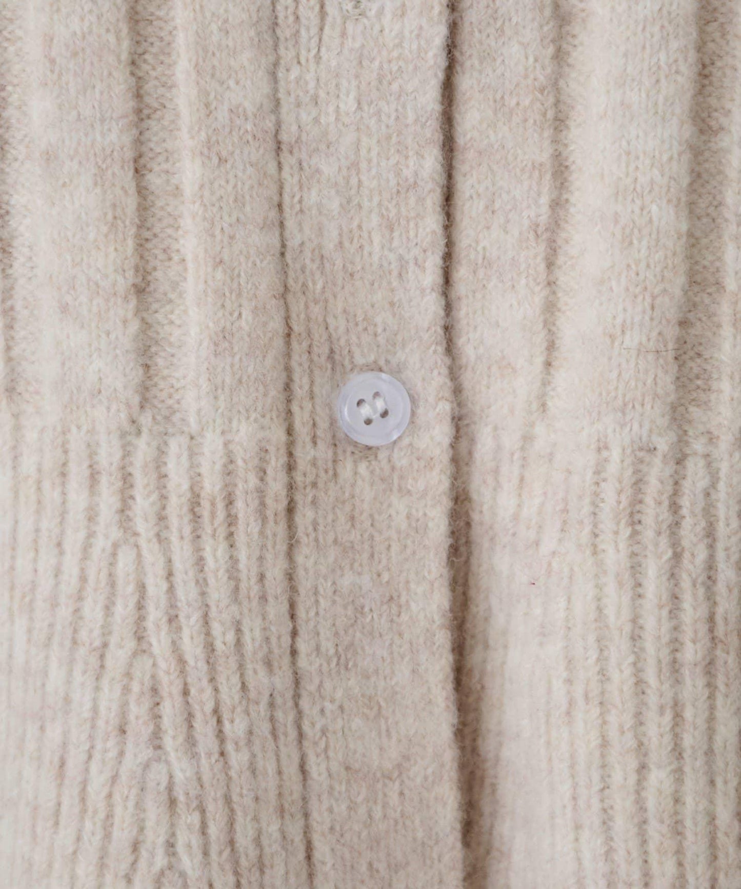 荷葉邊羅紋針織開衫