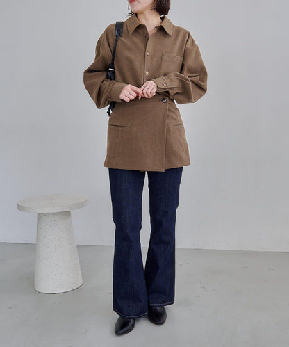 CAPRICIEUX LE'MAGE 裹身疊穿設計 襯衫