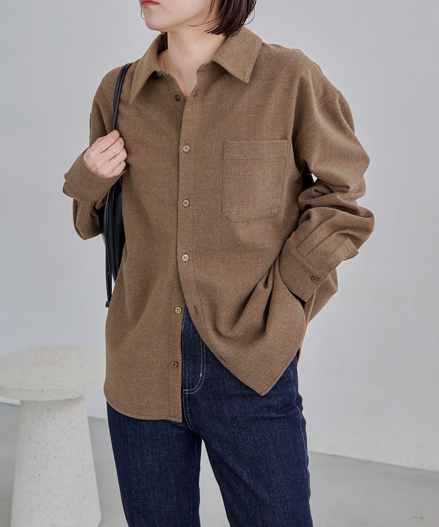 CAPRICIEUX LE'MAGE 裹身疊穿設計 襯衫