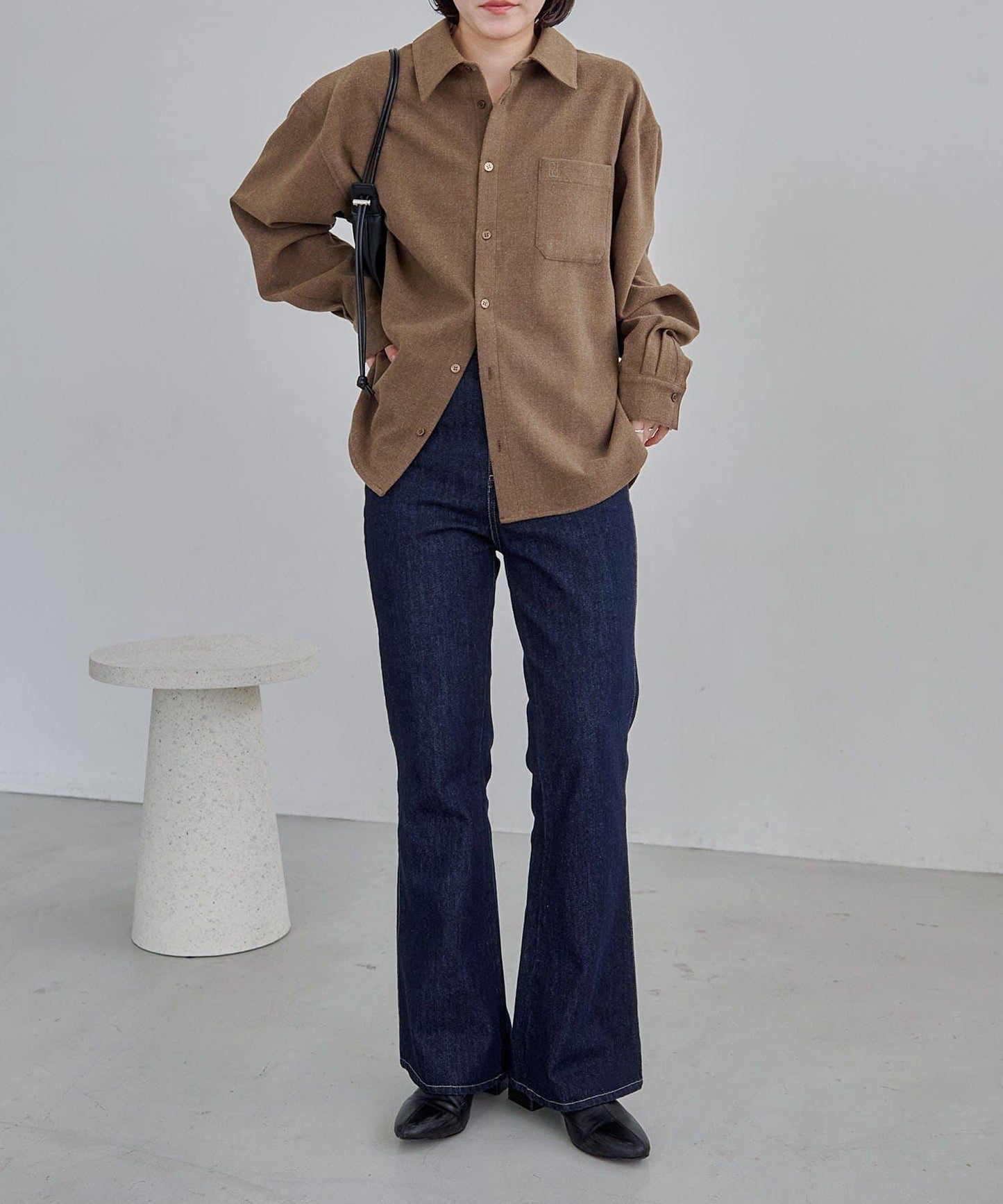 CAPRICIEUX LE'MAGE 裹身疊穿設計 襯衫